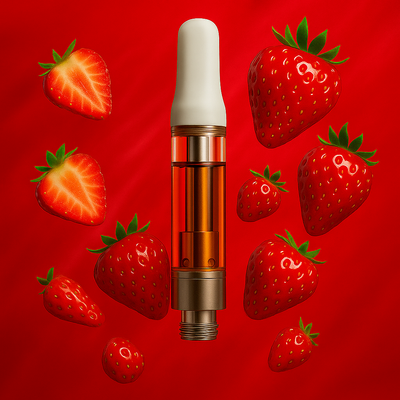 CARTOUCHES VAPE PEN FRAISE - 98% CBD